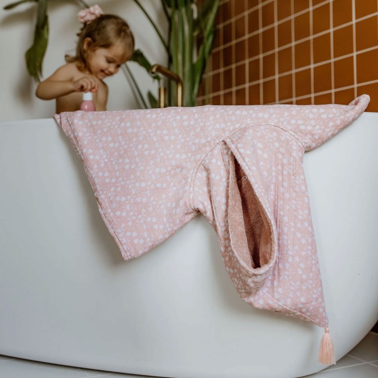 Poncho de Bain Bloom Blush - 1/3 Ans