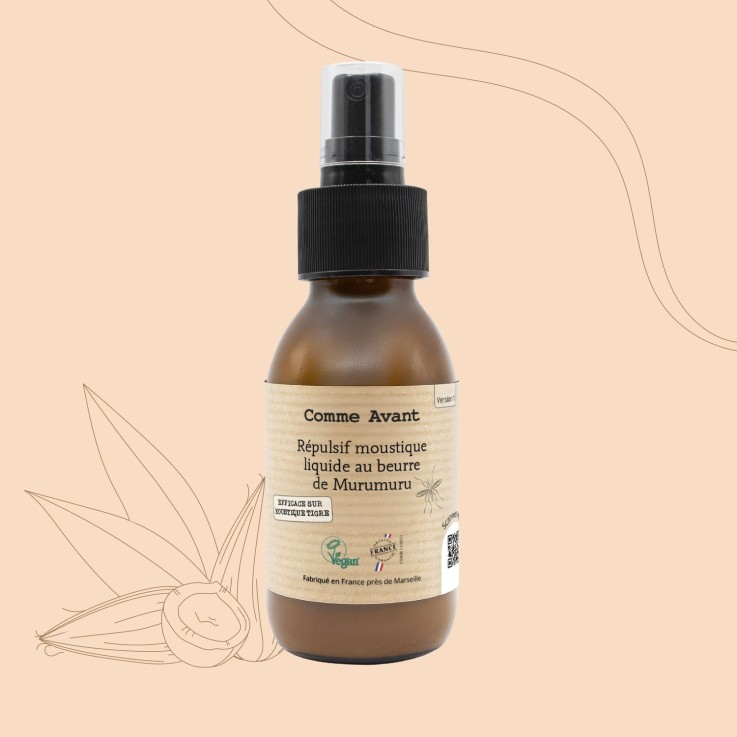 Repulsif anti-moustique liquide au beurre de murumuru V1 (90ml)