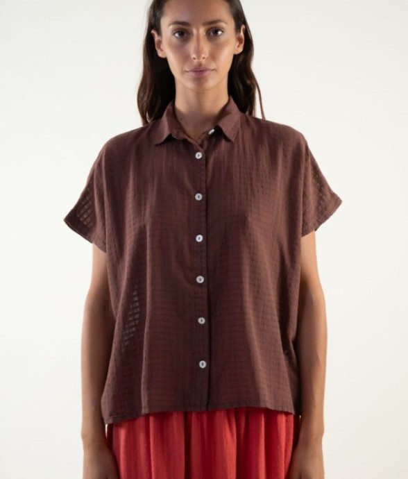 Chemise Will Mustang Marron...