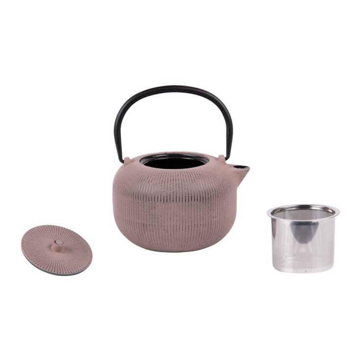 Théière en fonte Gyokuro Beige 1L en fonte émaillée