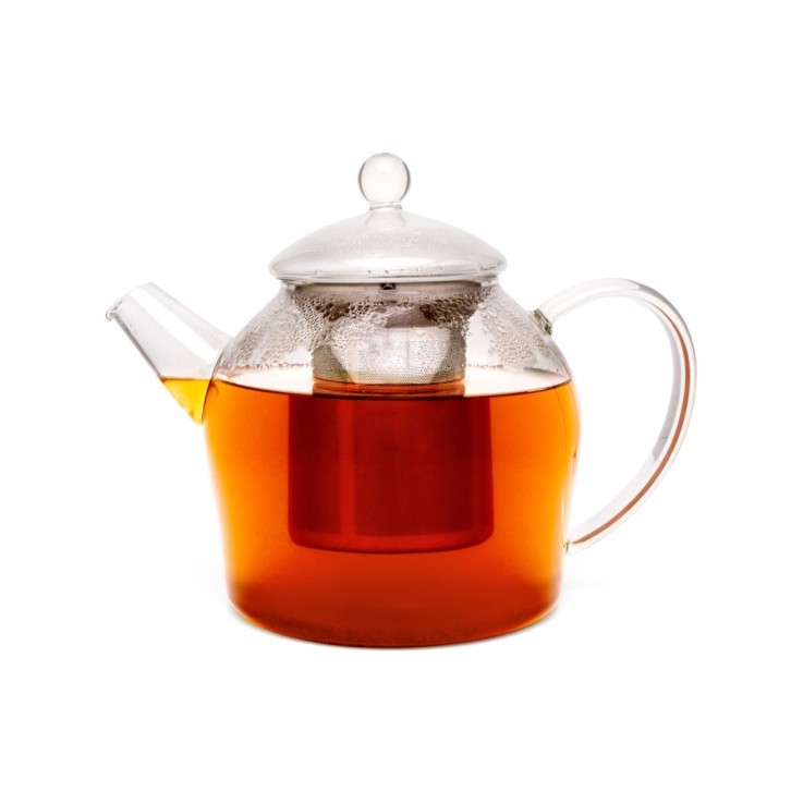 Théière en verre 1.2 L avec filtre