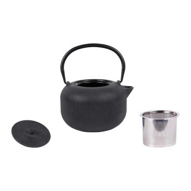 Théière en fonte Gyokuro Gris 1L en fonte émaillée