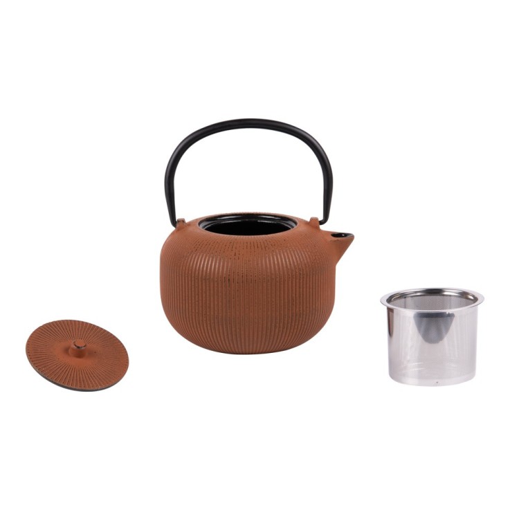 Théière en fonte Gyokuro Camel 1L en fonte émaillée