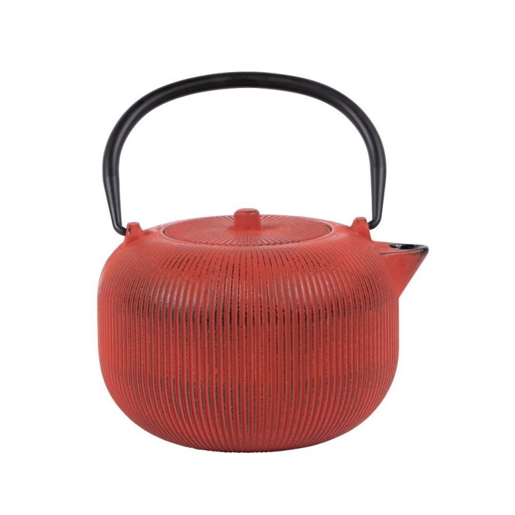 Théière en fonte Gyokuro Rouge 1L en fonte émaillée