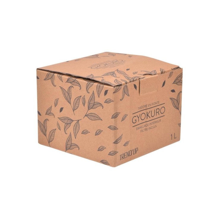 Théière en fonte Gyokuro Rouge 1L en fonte émaillée