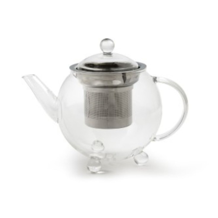 Théière en verre borosilicate 0.5 L avec filtre inox