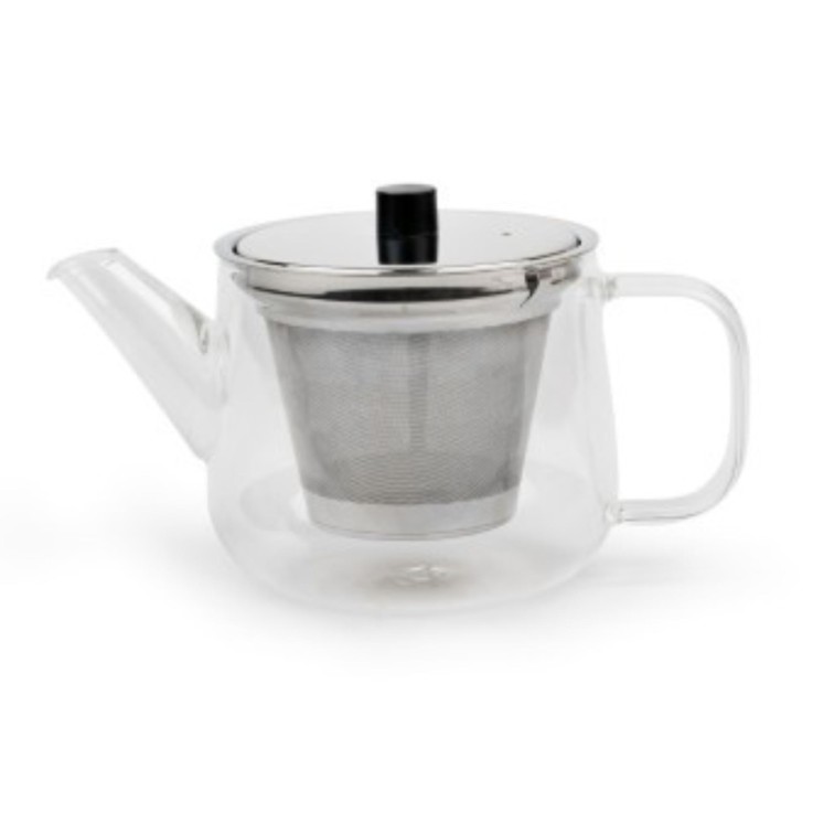 Théière en verre 1.1 L avec filtre
