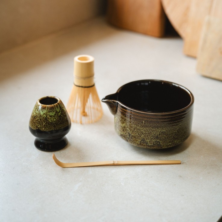 Set à matcha complet 3 pièces bambou