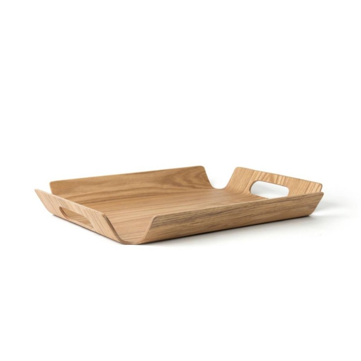 Plateau de service en bois taille M