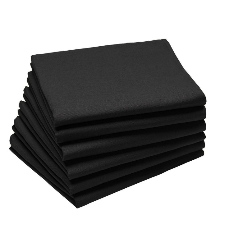 Lot de 6 serviettes de table en coton, CAMBRAI