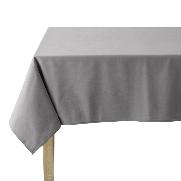 Nappe rectangulaire unie en coton, traitée Teflon, CAMBRAI