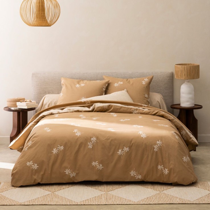 Drap housse imprimé en coton et lyocell, FRIDA