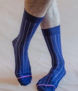 Bleu Foncé Et Blanc