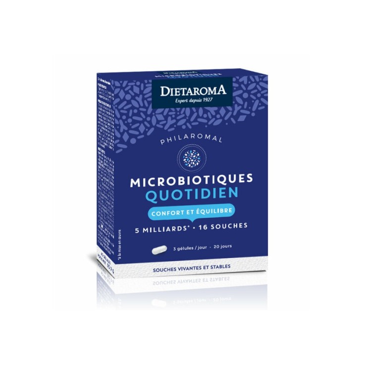 Philaromal Quotidien - 5 Milliards de Ferments - 60 gélules