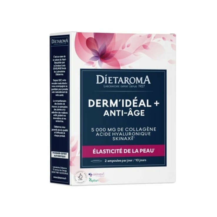 Dermidéal + Anti âge - Elasticité de la peau - 20 ampoules
