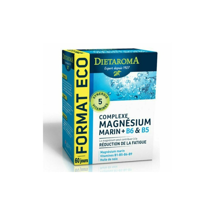 Complexe Magnésium Marin B6 B5 - Format éco 120 capsules