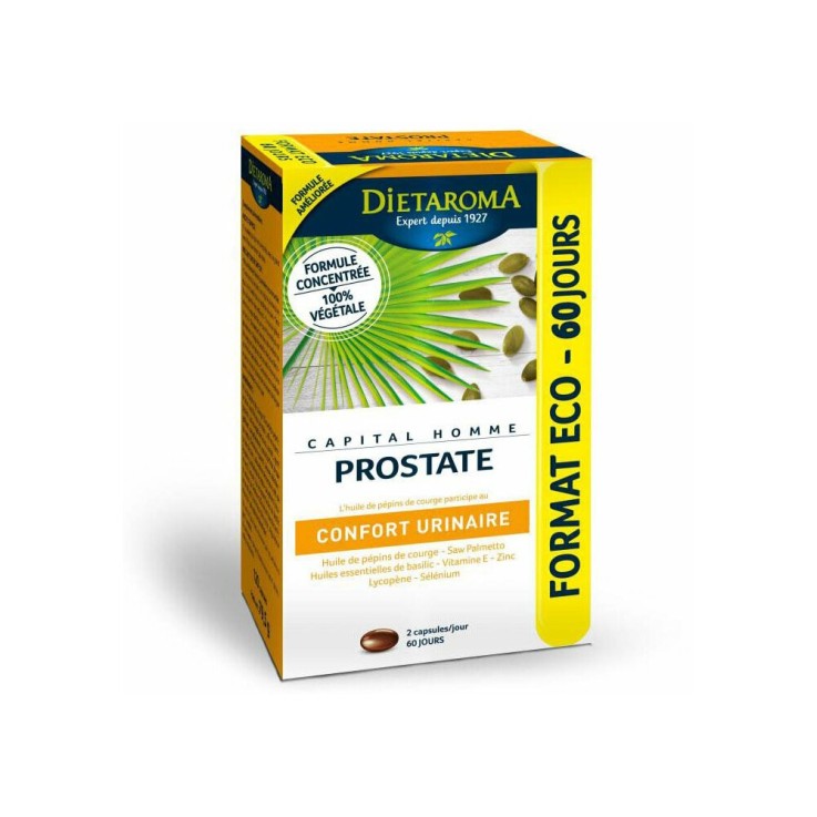 Capital Homme Prostate - Confort urinaire - 120 capsules