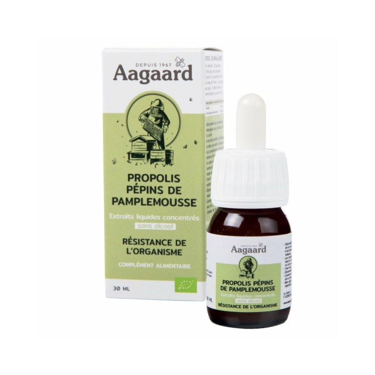 Gouttes Propolis et Pépins de pamplemousse bio - 30ml
