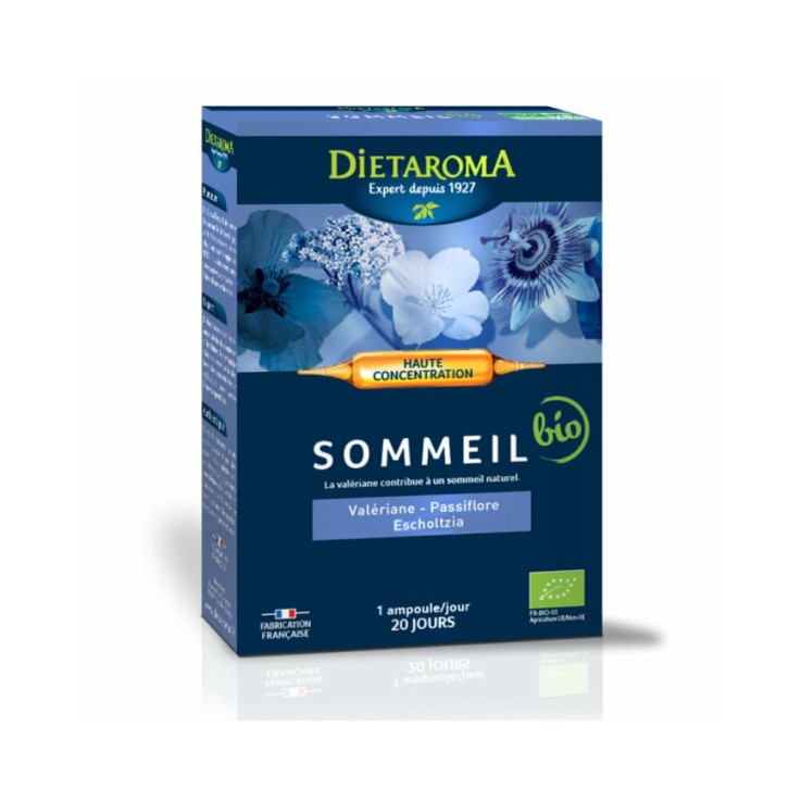 CIP Sommeil bio - Passiflore, Valériane, Escholtzia - 20 ampoules
