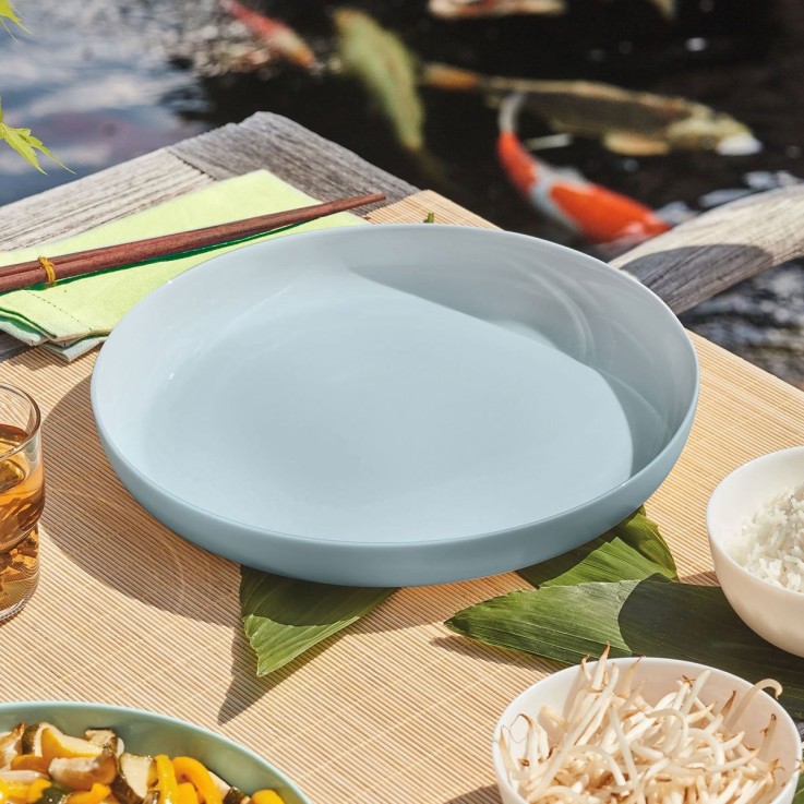 Plat bleu 29cm -DIWALI