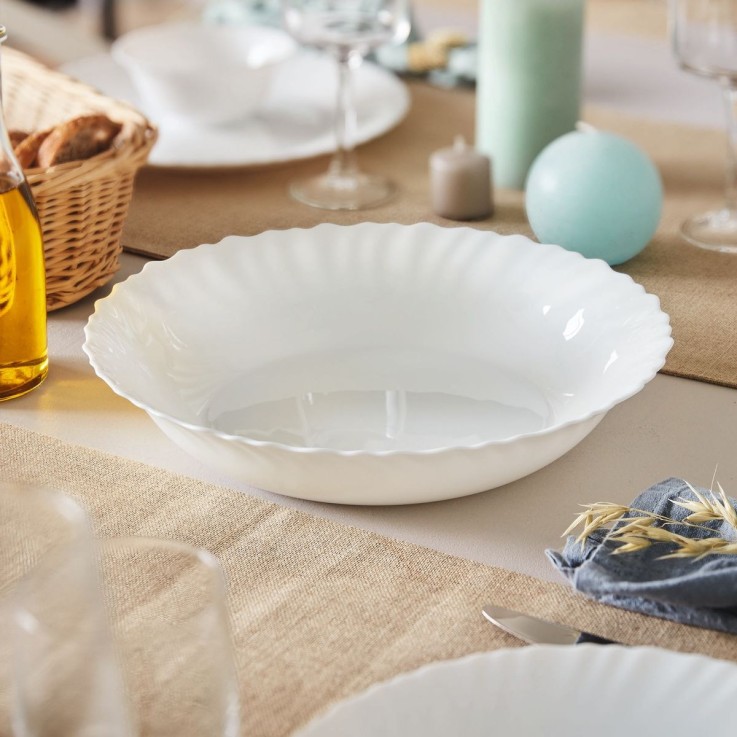 Plat blanc 28cm -FESTON