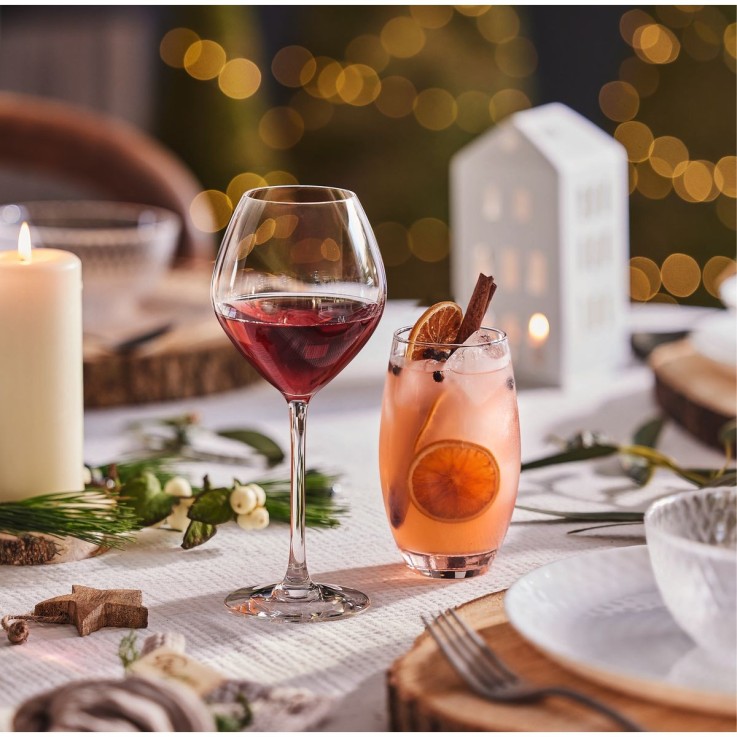 6 verres à eau 37 cl Cheer Up - Cristallin Extra Résistant