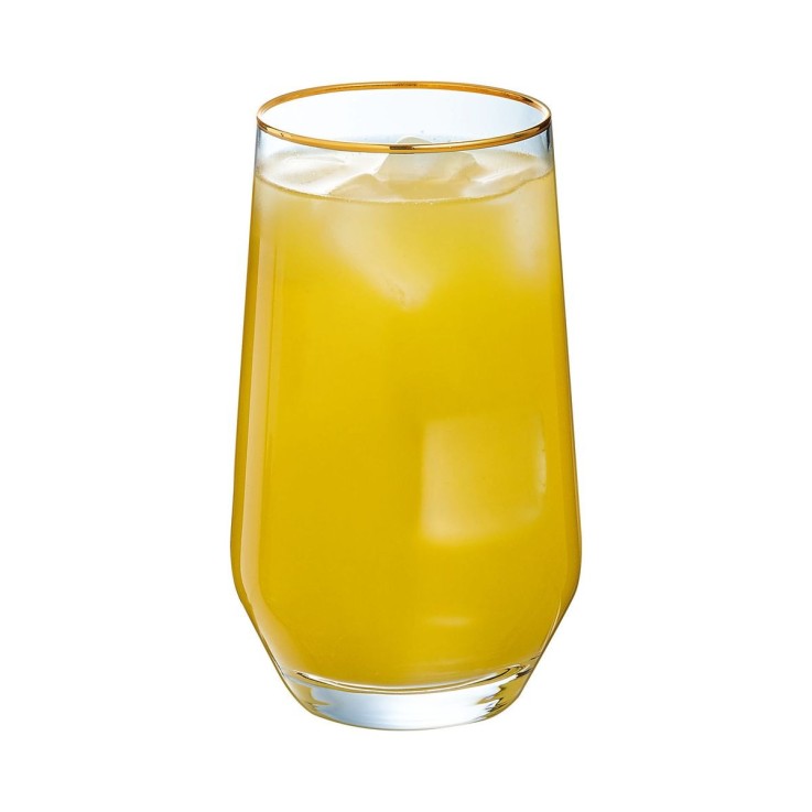 4 verres à eau 40 cl Ultime Bord Or