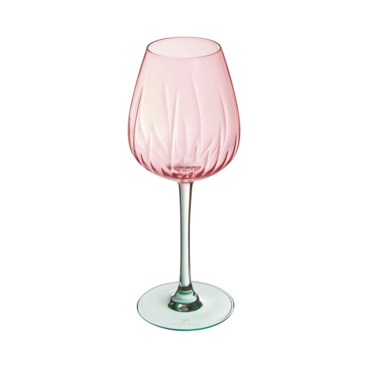 4 verres à pied colorés 47cl Spring