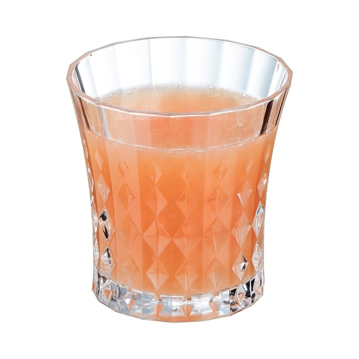 6 verres à eau 27cl Lady Diamond - Verre ultra transparent au design vintage