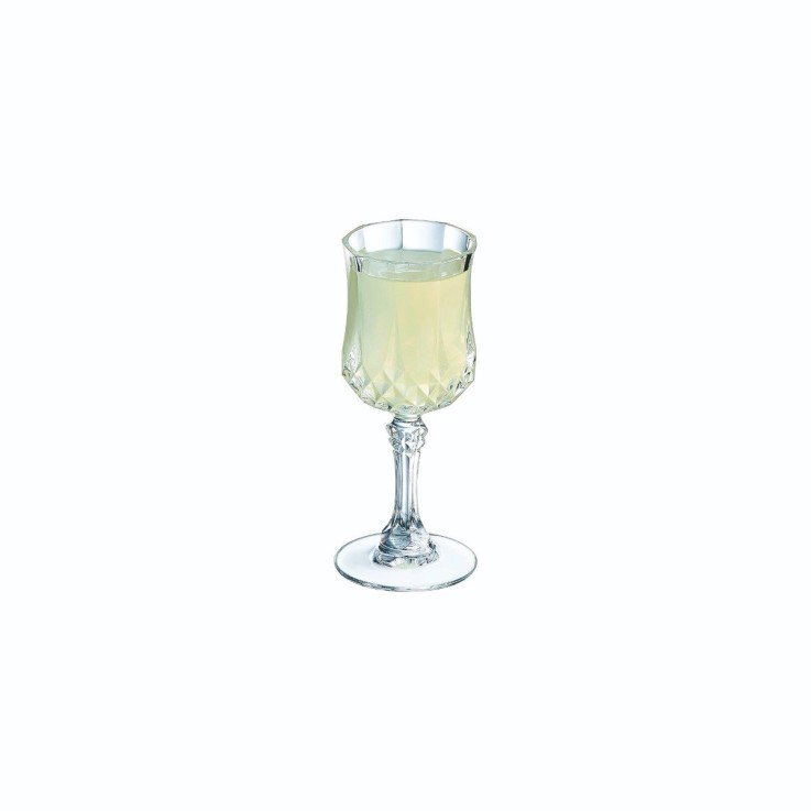 6 verres à liqueur 6cl Longchamp - Verre ultra transparent au design vintage