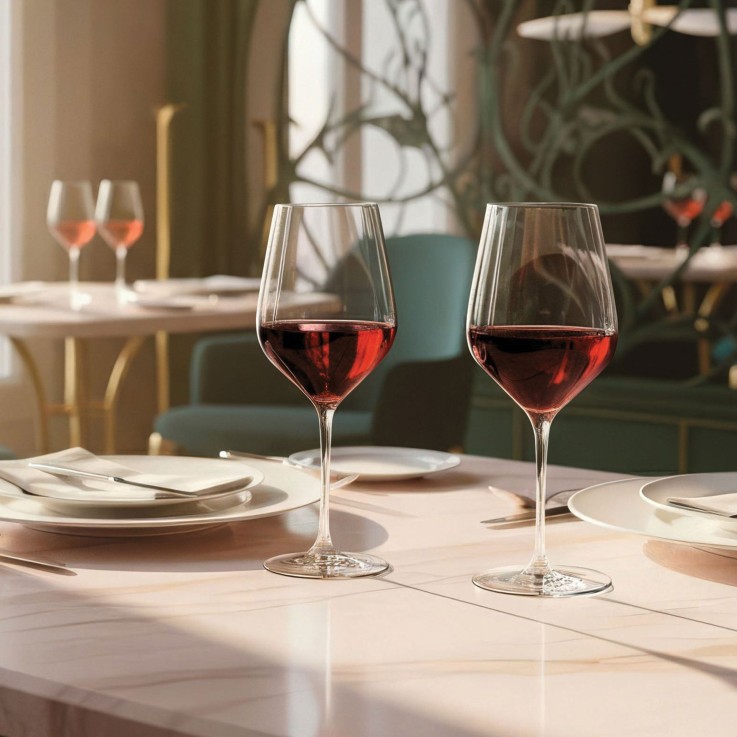 6 verres à pied 65 cl Mylla