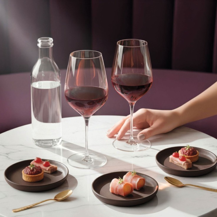 6 verres à pied 65 cl Mylla