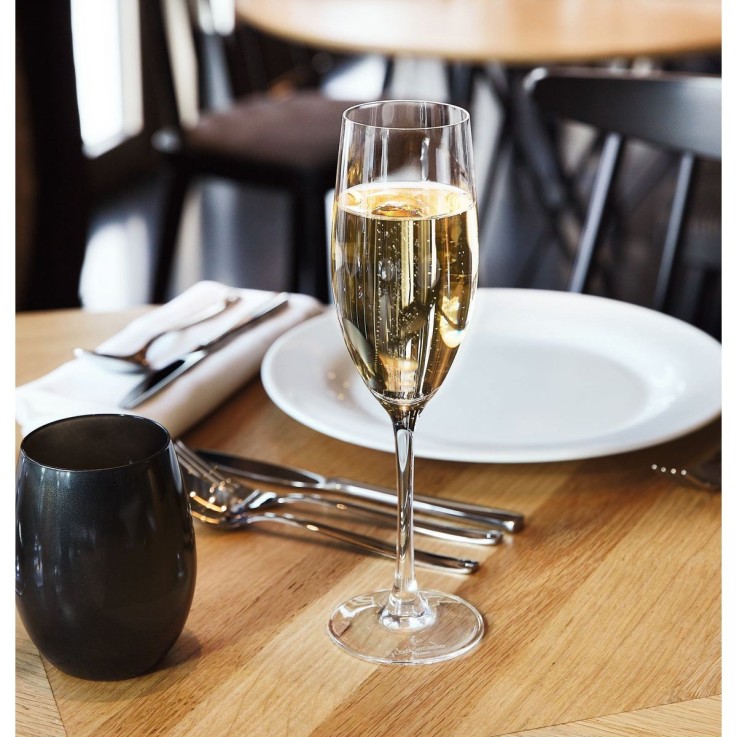6 Flûtes à champagne 24 cl Cabernet