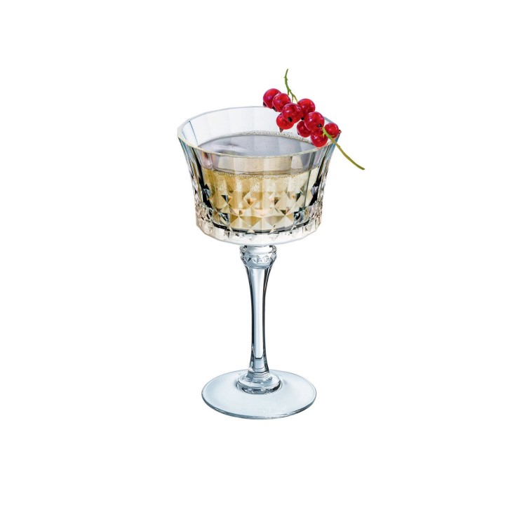 4 coupes à champagne 23 cl Lady Diamond