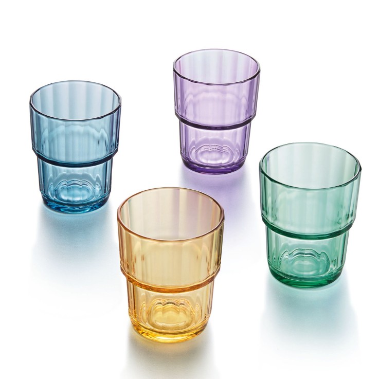 12 verres 25 cl en verre teinté -SWEETIE PIE