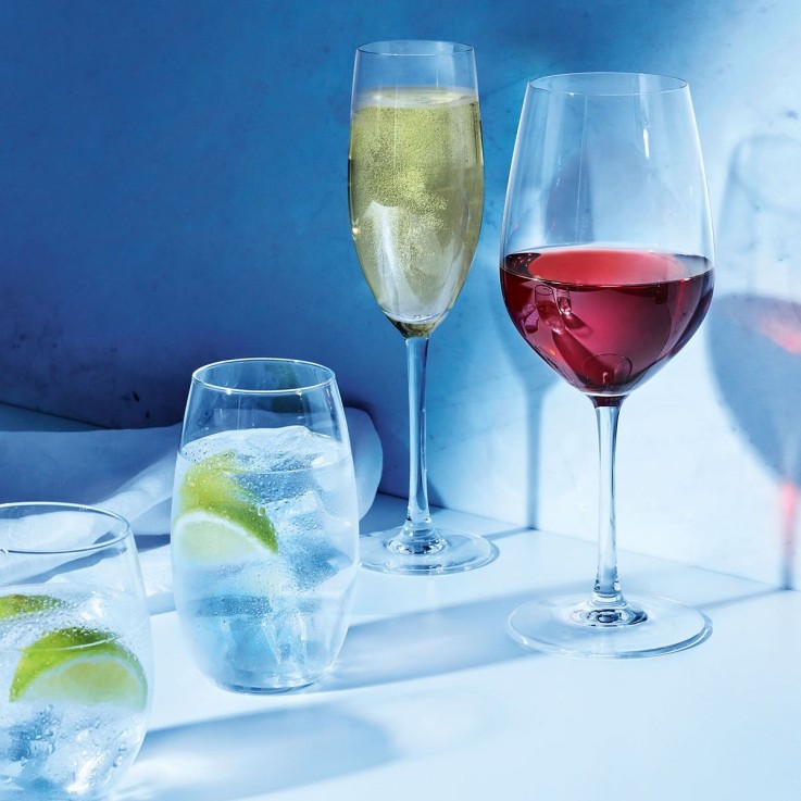 6 flûtes à champagne 24 cl -MENADES