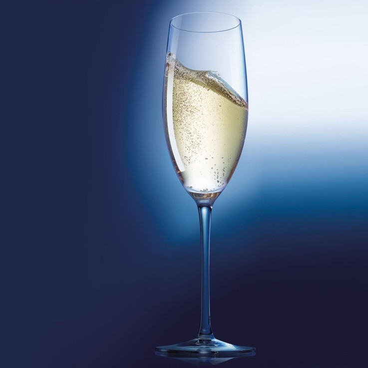 6 flûtes à champagne 24 cl -MENADES