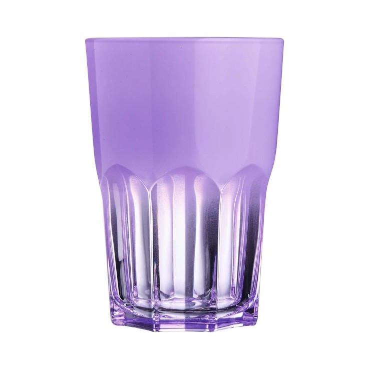 6 verres à eau 40 cl violets -SUMMER POP
