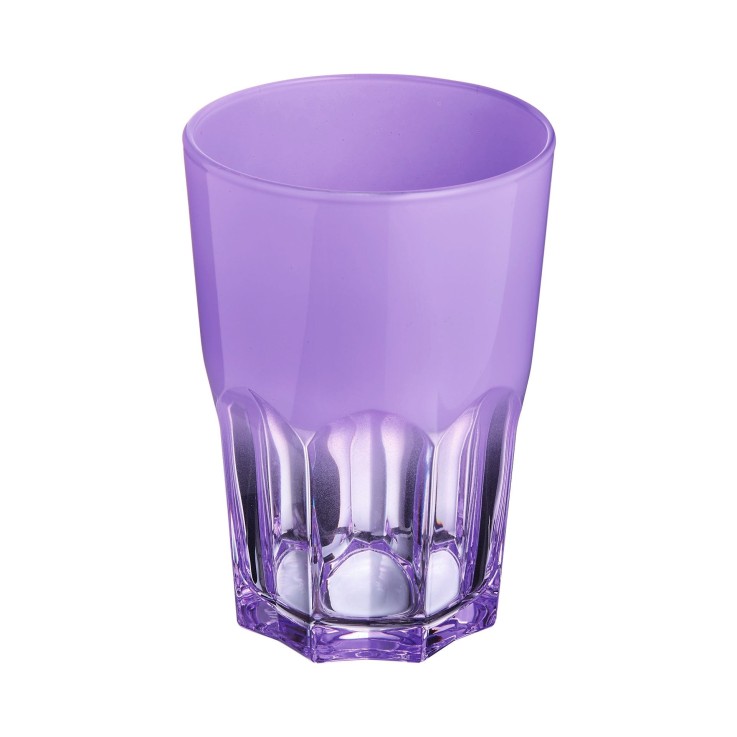 6 verres à eau 40 cl violets -SUMMER POP