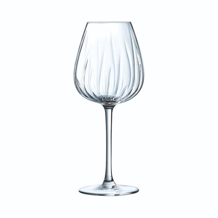 4 verres à pied 47 cl Swirly