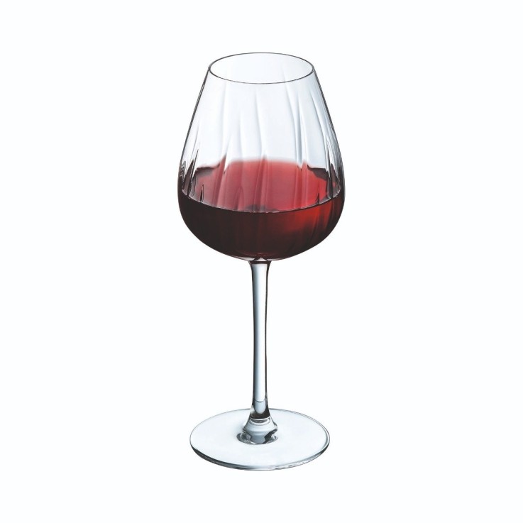 4 verres à pied 47 cl Swirly