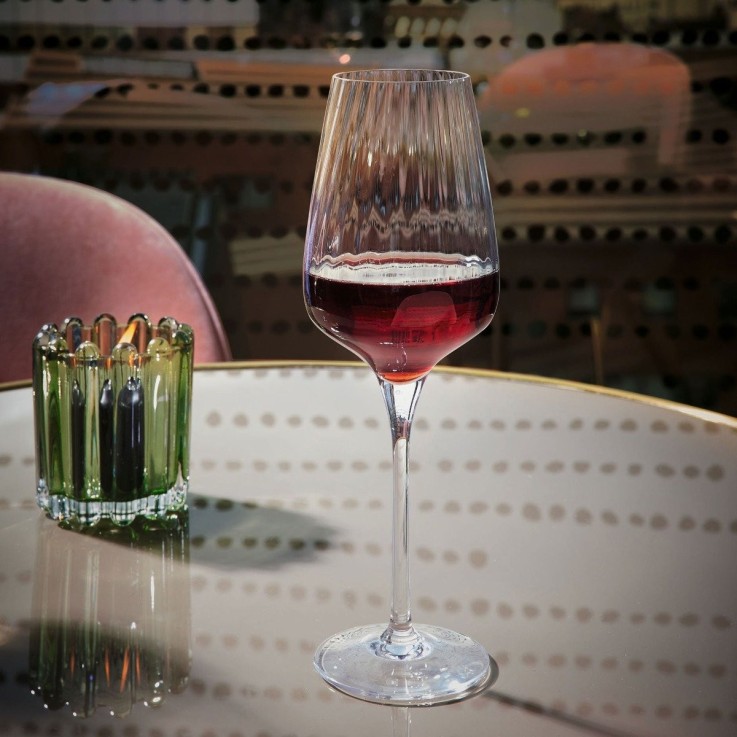 6 verres à pied 45 cl Symétrie