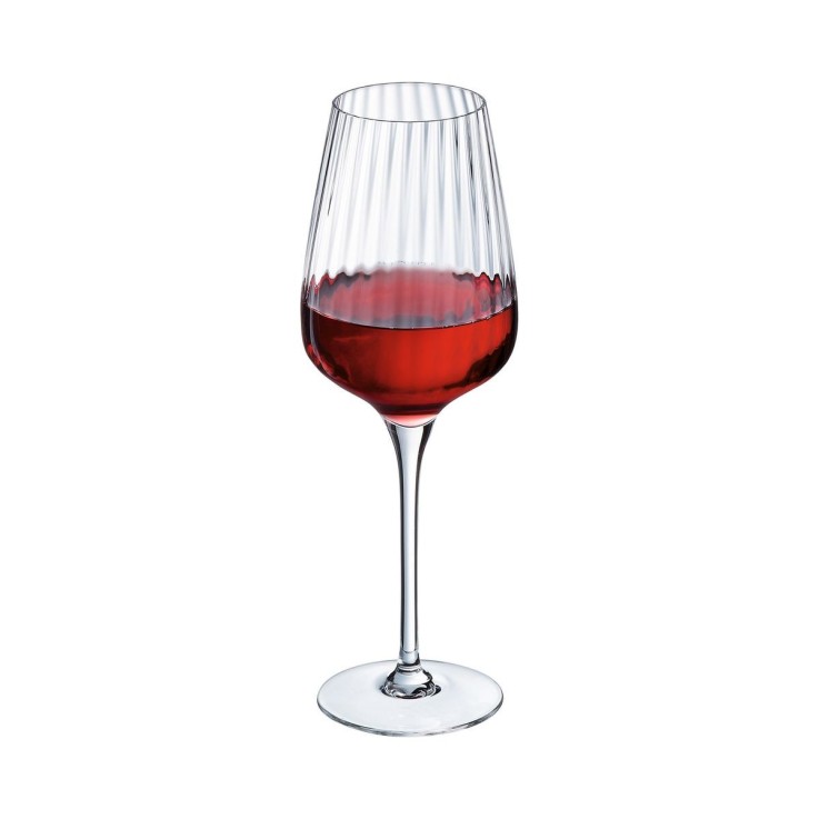 6 verres à pied 45 cl Symétrie