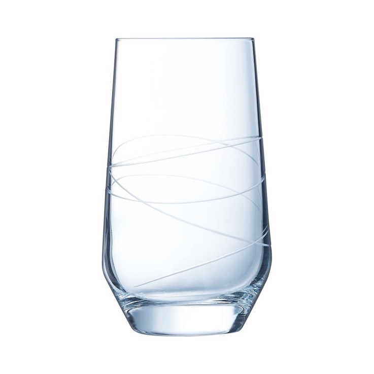 6 verres 40cl Abstraction - Verre ultra transparent moderne