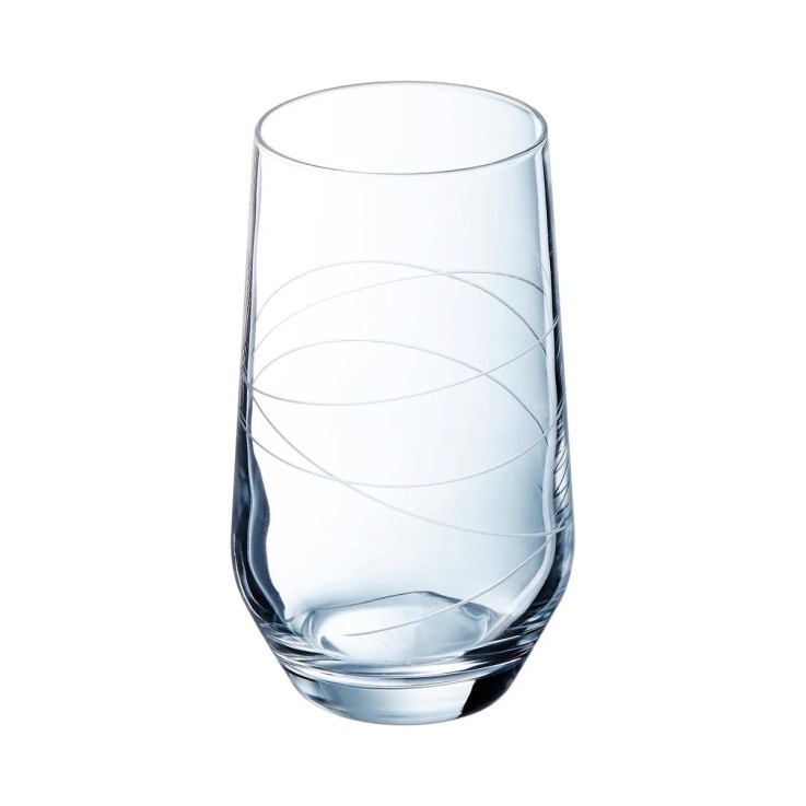 6 verres 40cl Abstraction - Verre ultra transparent moderne