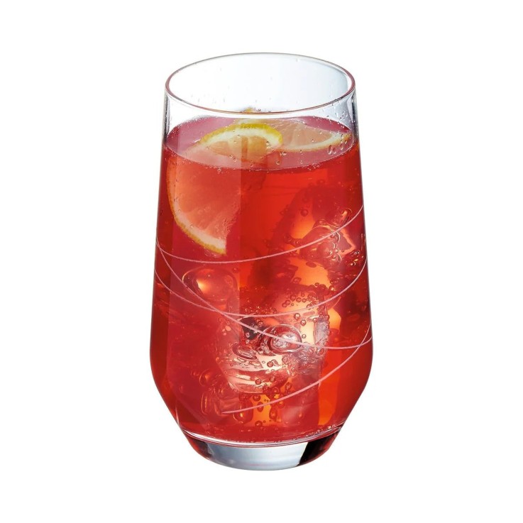 6 verres 40cl Abstraction - Verre ultra transparent moderne