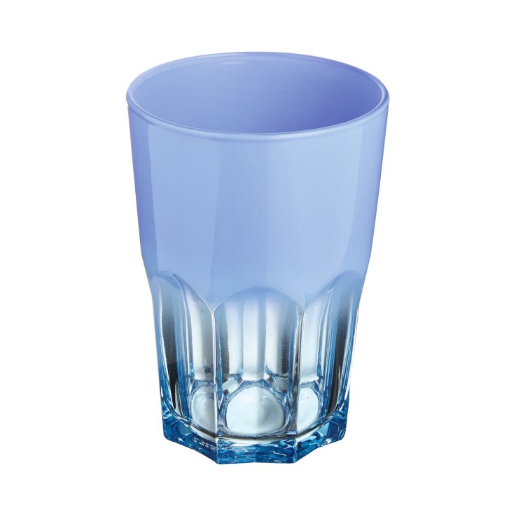 6 verres à eau 40 cl bleus -SUMMER POP