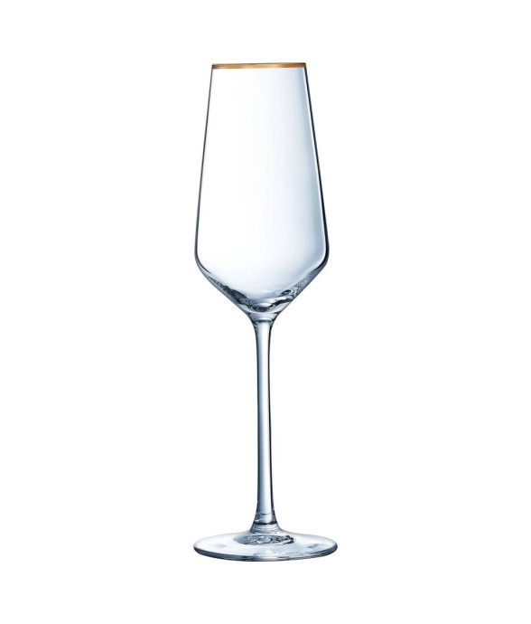 4 Flûtes 23 cl Ultime Bord Or