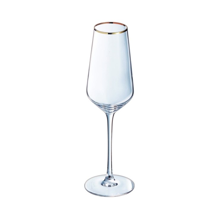 4 Flûtes 23 cl Ultime Bord Or