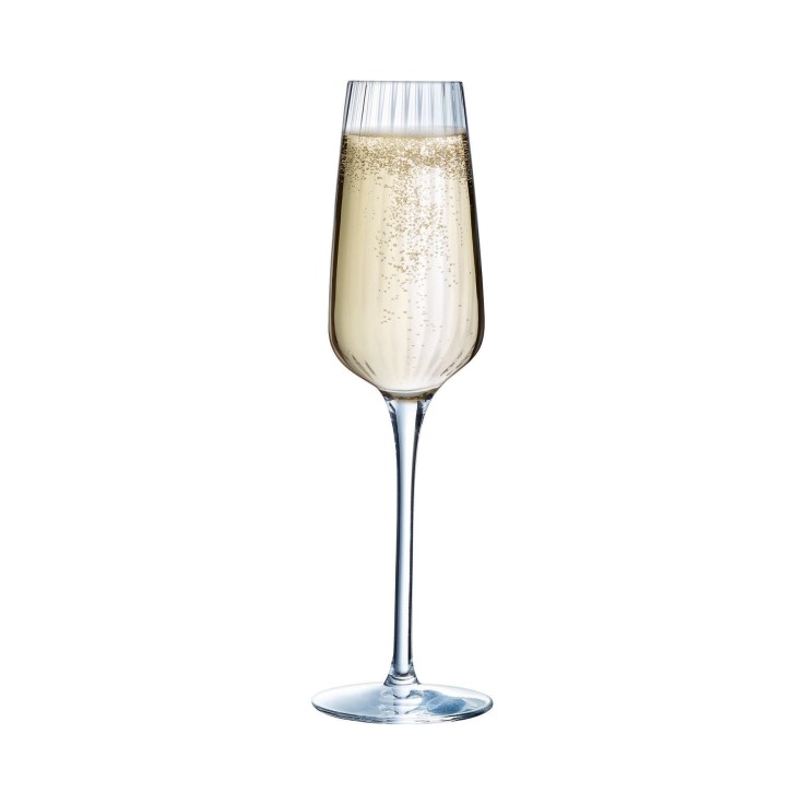 6 flûtes à champagne 21 cl Symétrie